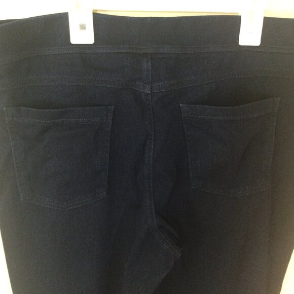 Time & Tru Womens Jeggings Pants Size XL 16-18 Dark Denim Jeans Pockets Stretch - Picture 8 of 10